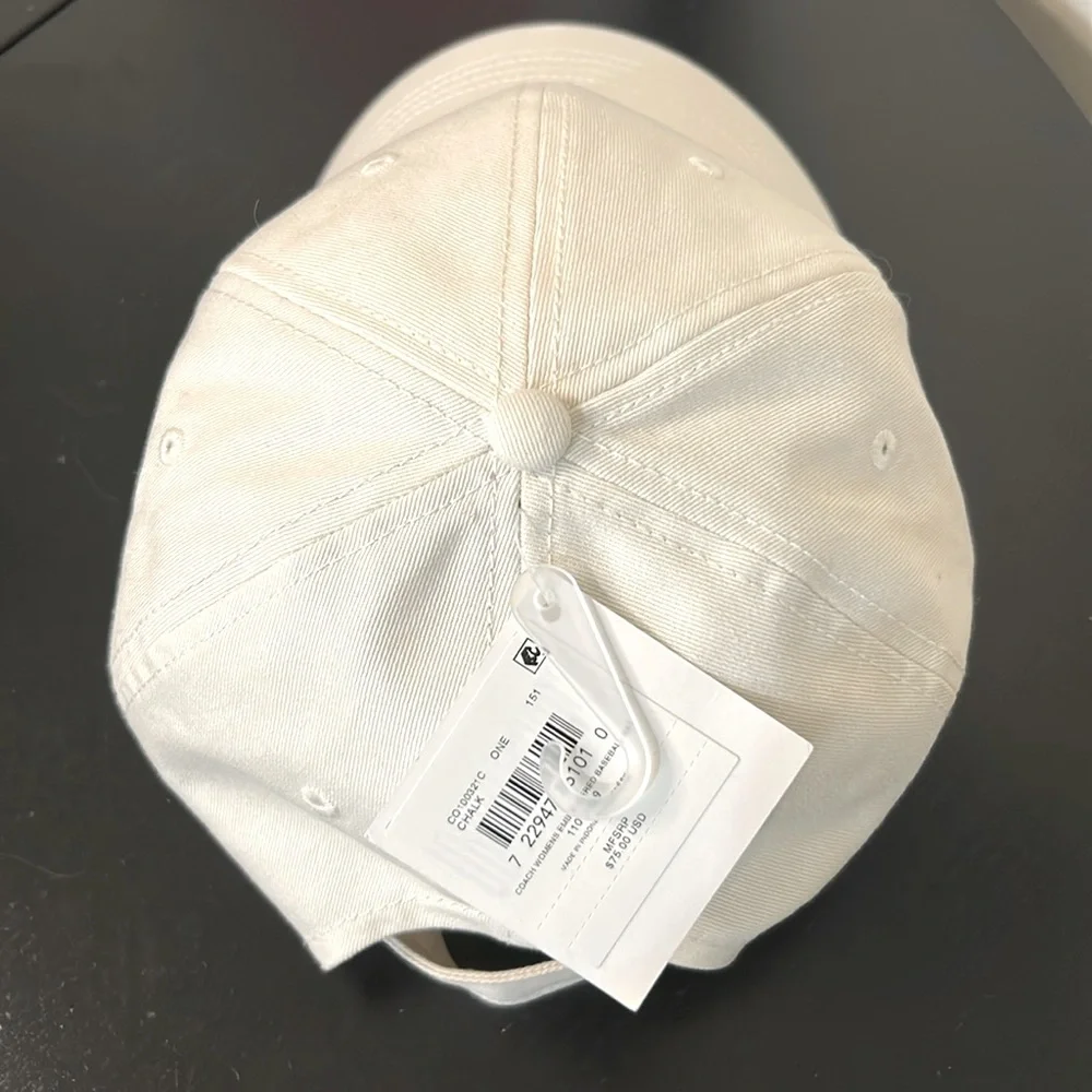 Coach Embroidered Baseball Hat Color Chalk - Picture 2 of 5